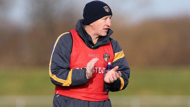 Antrim manager Kevin Ryan