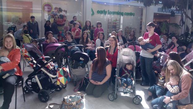 Milton Keynes breastfeeding demo