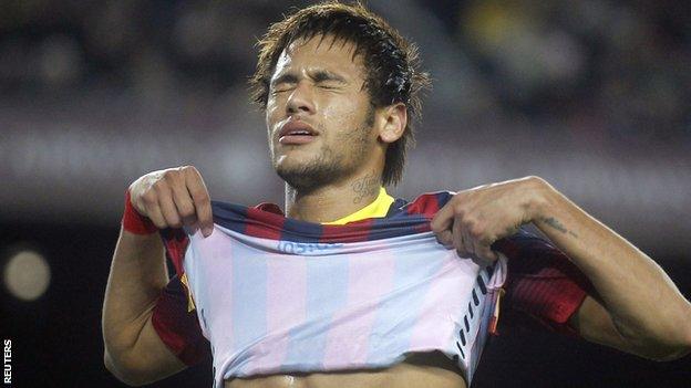 Barcelona forward Neymar