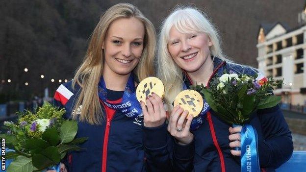 Kelly Gallagher and Charlotte Evans