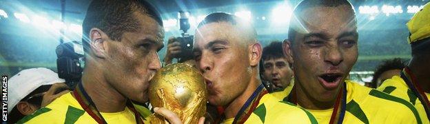 Brazil win 2002 World Cup