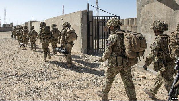 British soldiers in Afghanistan