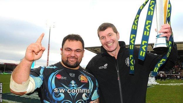 Hoani Tui and Rob Baxter