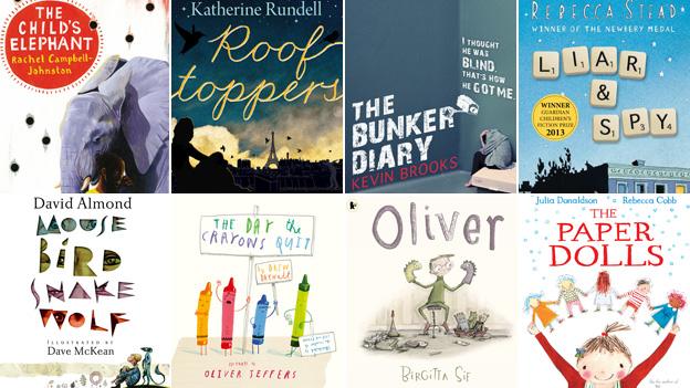 Some of the books nominated for the Carnegie and Kate Greenaway medals in 2013