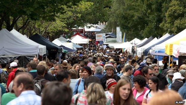 Salamanca market, Hobart, Tasmania