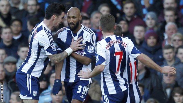 Sacked WBA striker Nicolas Anelka