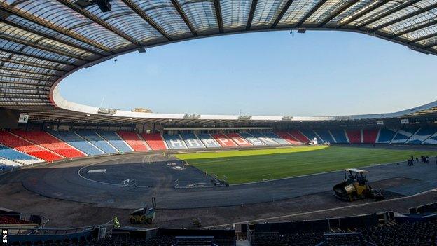 Hampden Park will host the athletics