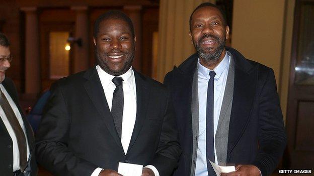 Steve McQueen and Lenny Henry