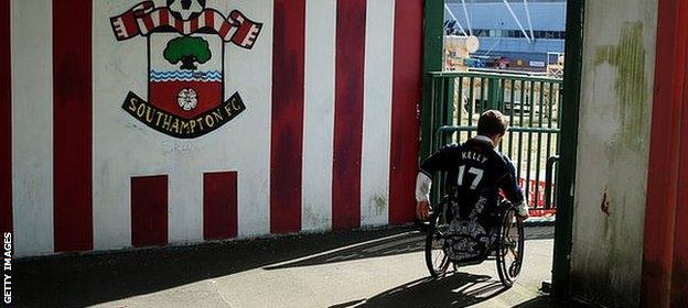 Southampton are among the best Premier League clubs catering for disabled fans