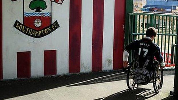 Southampton are among the best Premier League clubs catering for disabled fans