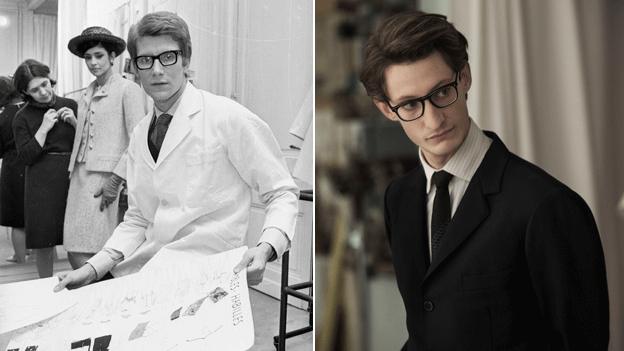 Yves Saint Laurent and Pierre Niney