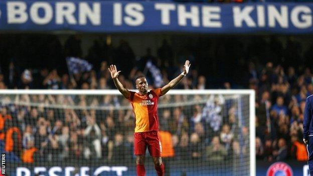 Didier Drogba had a mixed evening on his return to Stamford Bridge