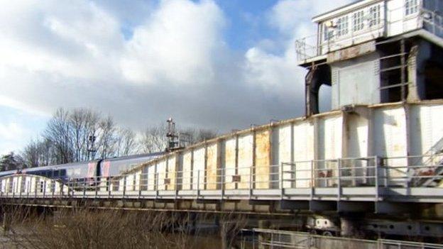 Selby swing bridge