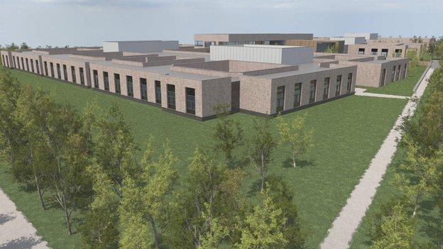 Artist impression of the new Royal Edinburgh Hospital