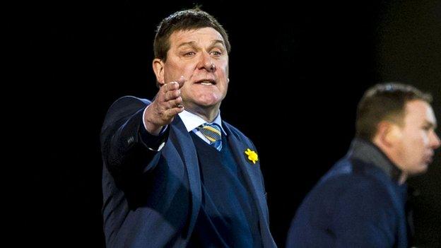 St Johnstone manager Tommy Wright