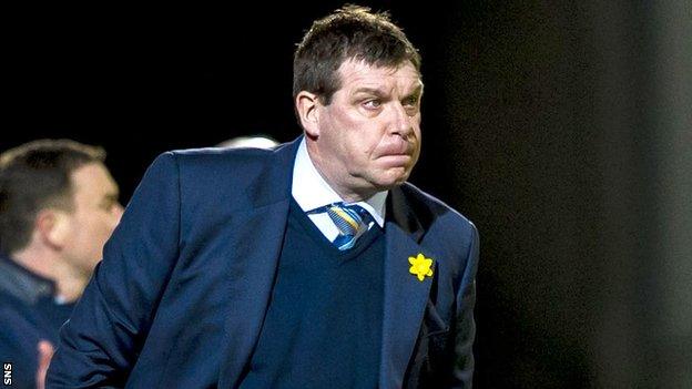 St Johnstone manager Tommy Wright