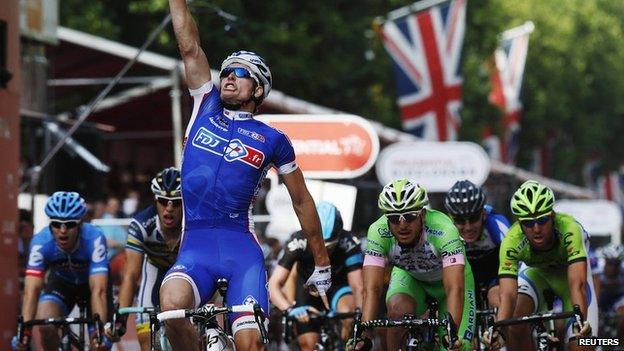 French cyclist Arnaud Demare won the professional race