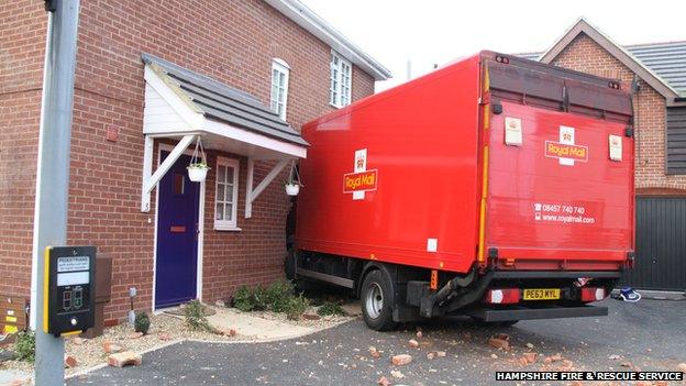 Royal Mail lorry, Gosport