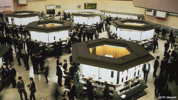 London Stock Exchange in the 1980s