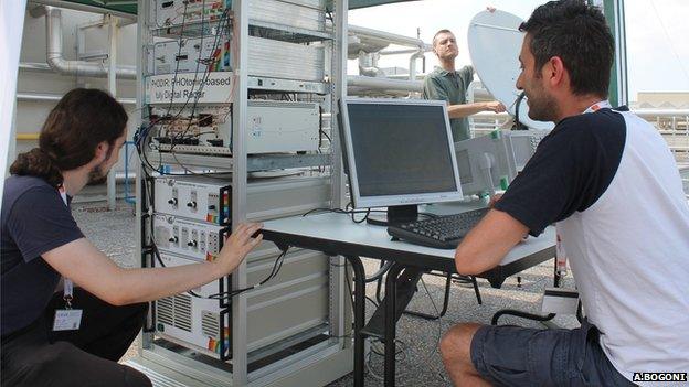 Research team test photonics-based coherent radar system