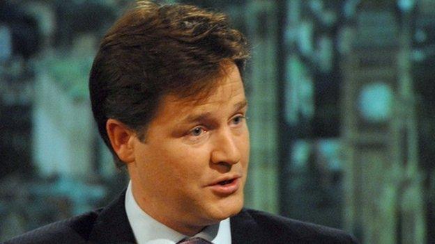 Deputy Prime Minister Nick Clegg