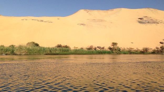 The River Nile at Aswan