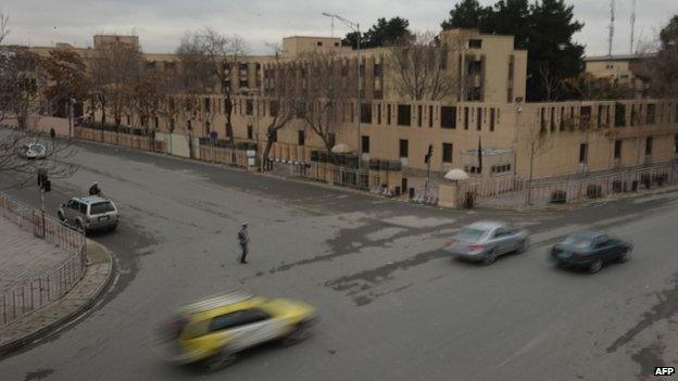 Serena hotel in Kabul (21 March 2014)