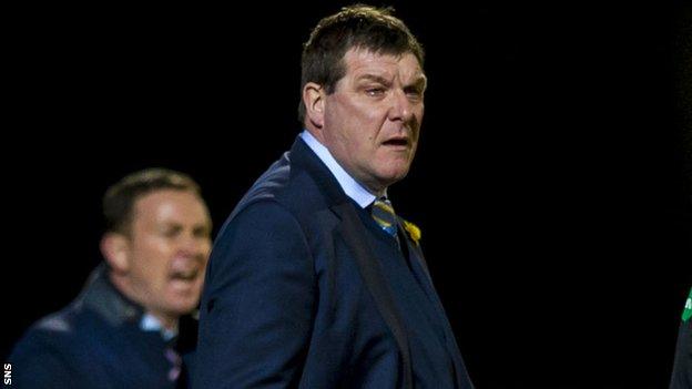 St Johnstone manager Tommy Wright