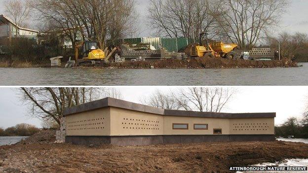 Sand martin hide