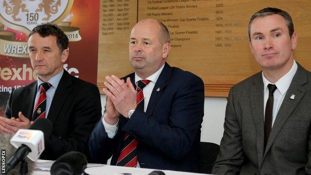 Barry Horne (left) with Don Bircham (centre) and Kevin Wilkin