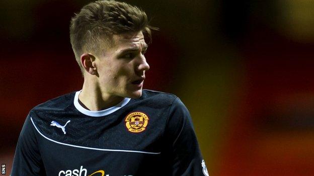 Motherwell defender Shaun Hutchinson