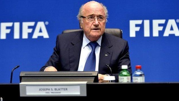 Fifa president Sepp Blatter