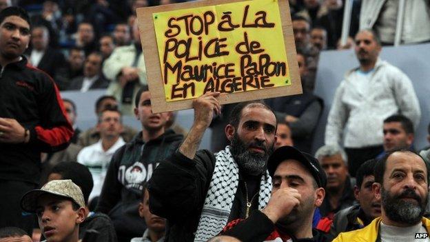 Algerians attend the gathering organised by opposition political parties calling for a boycott of presidential elections on 17 April