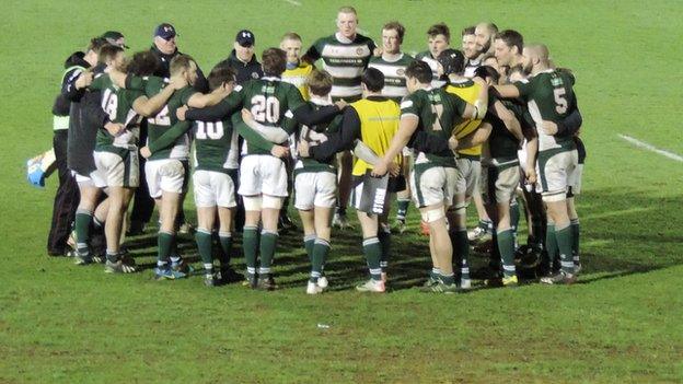 Ealing celebrate their win