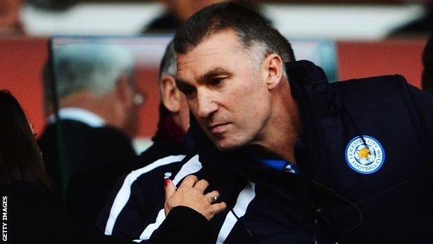 Leicester manager Nigel Pearson