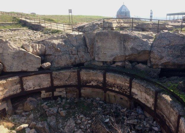 The remains of the 35th Battery at Sevastopol