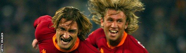 Francesco Totti and Antonio Cassano