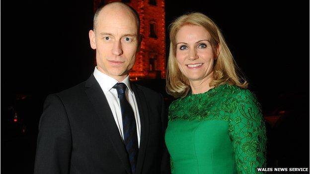 Stephen Kinnock and wife Helle Thorning-Schmidt