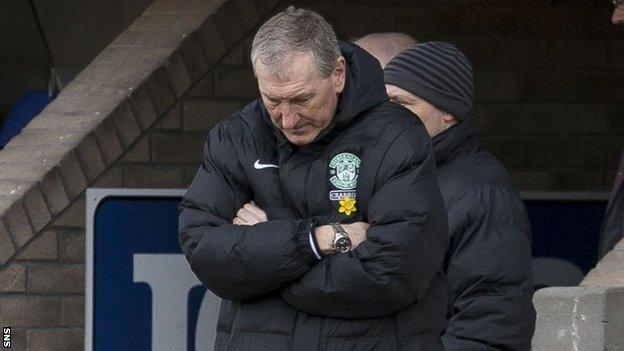 Hibernian manager Terry Butcher