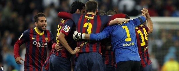 Barcelona celebrate