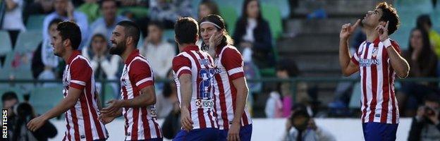 Atletico Madrid celebrate