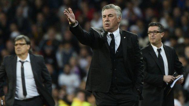 Real Madrid manager Carlo Ancelotti