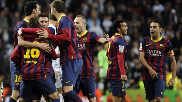 Barcelona celebrate