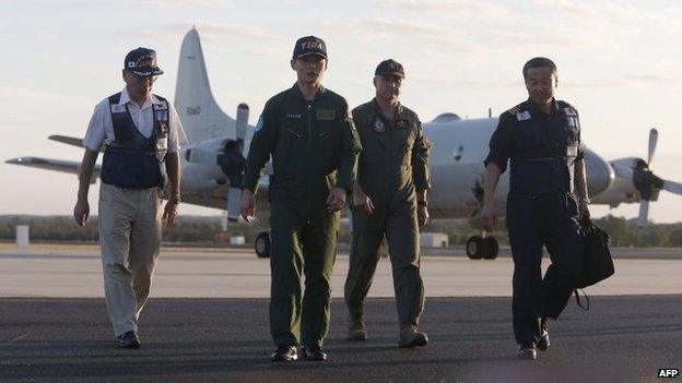 A Japanese team at the Royal Australian Air Force base Pearce in Bullsbrook, 35 km north of Perth, Australia, 23 March 2014