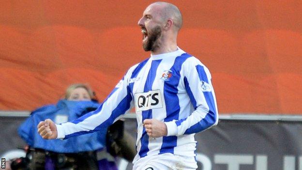 Kilmarnock striker Kris Boyd