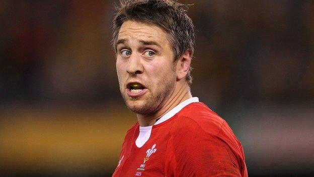 Wales forward Ryan Jones