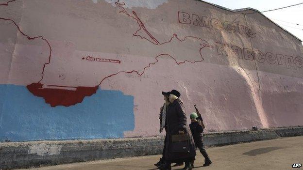 Mural in Moscow