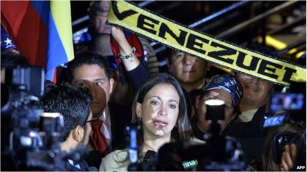 Venezuela opposition politician Maria Corina Machado