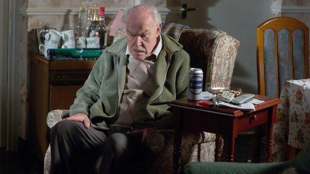 Timothy West in the role of Stan Carter in EastEnders