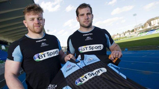 Glasgow Warriors duo Kevin Bryce and Fraser Brown